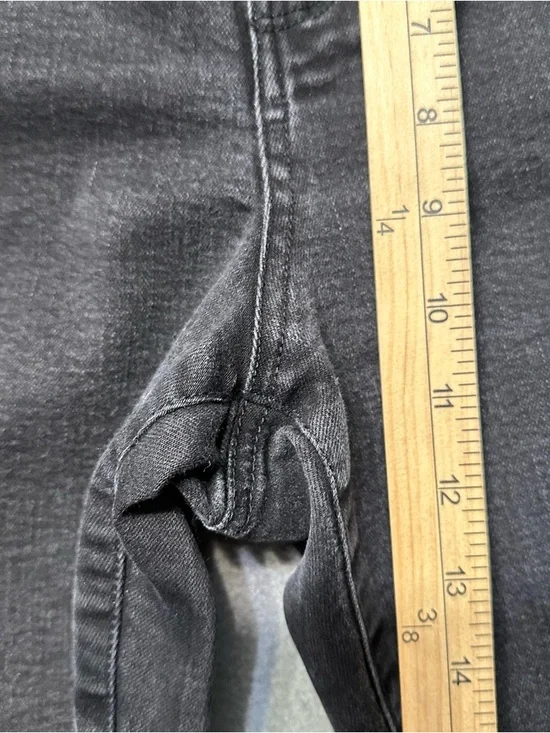 Lincoln Outfitters Womens 14 Straight Leg Jeans Gray Comfort Flex Stretch EUC - Picture 7 of 9